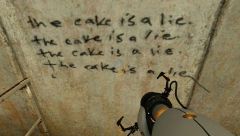 The cake is a lie.