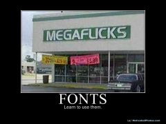 fonts