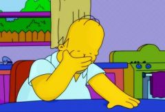 Homer Simpson Facepalm