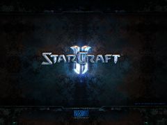 StarCraft II logo wallpaper