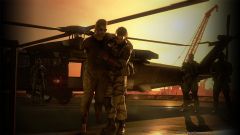 Snake and Kaz Helicopter