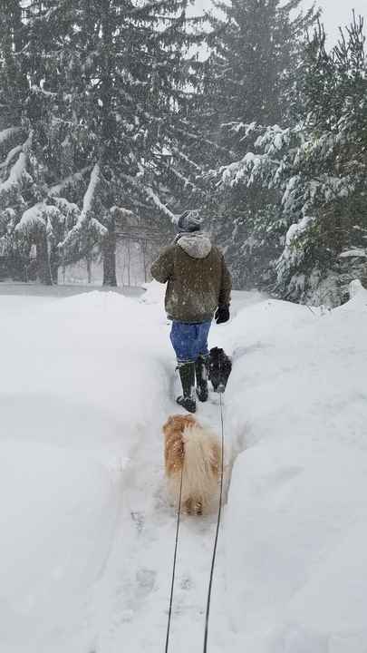 Walking with my girls