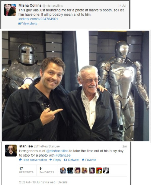 Misha and Stan Lee